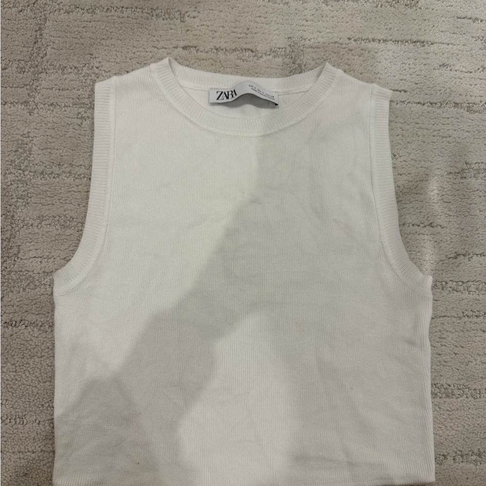 Zara Cream Knit Top
